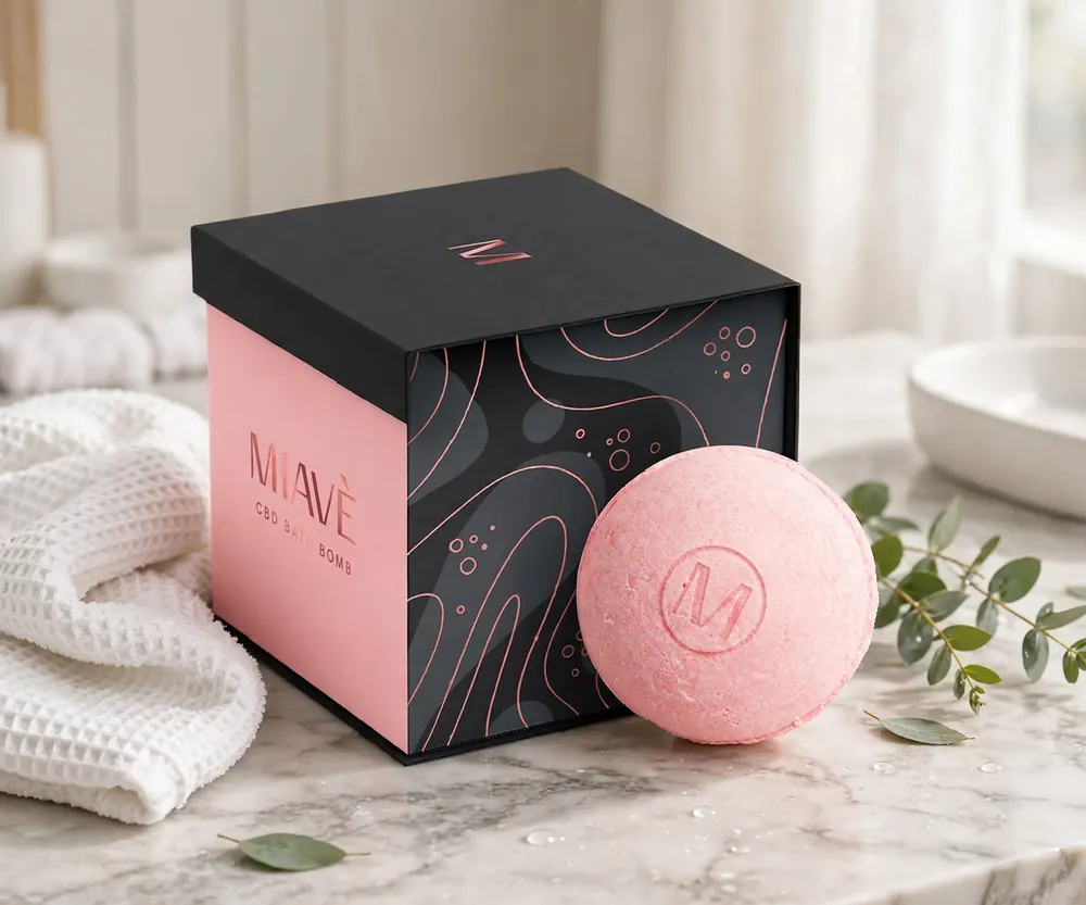 Custom Bath Bomb Boxes