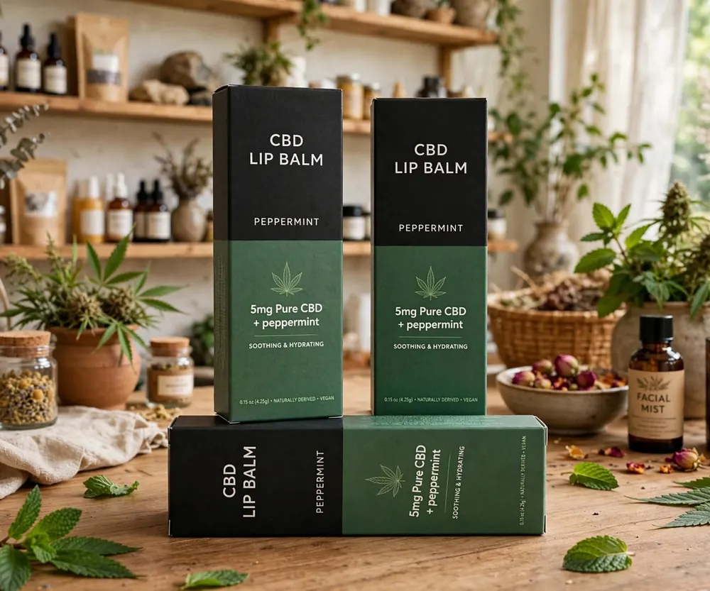 Custom CBD Lip Balm Boxes, photo 6 of 6