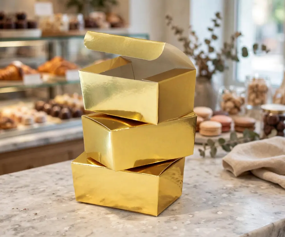 Custom Gold Foil Boxes, photo 2 of 5