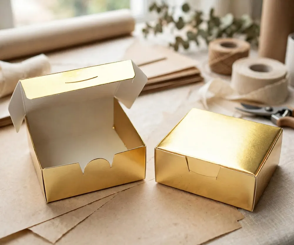 Custom Gold Foil Boxes, photo 5 of 5