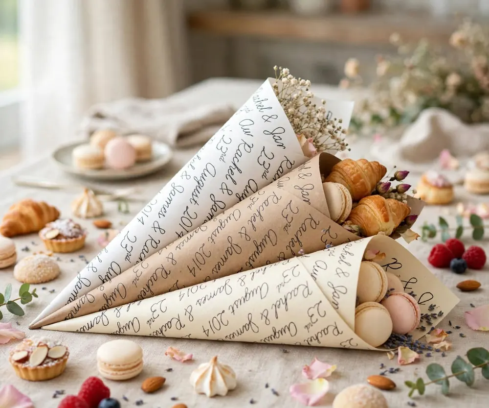 Custom Paper Cones, photo 3 of 4