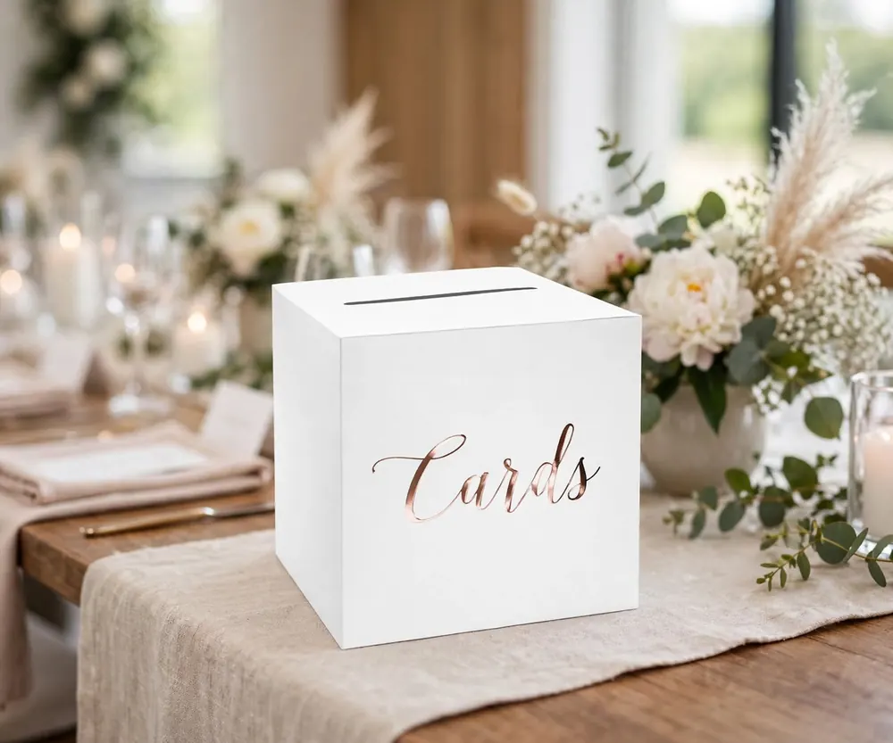 Custom Rose Gold Foil Boxes, photo 4 of 5