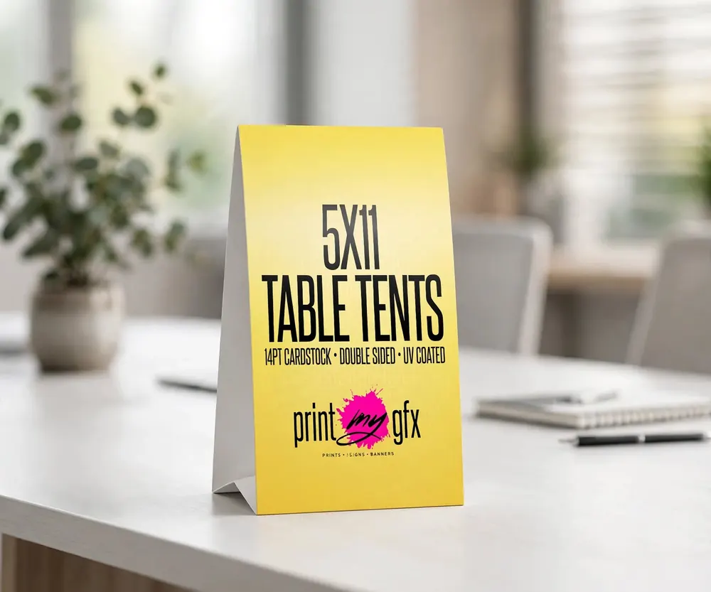 Custom Table Tents, photo 2 of 5