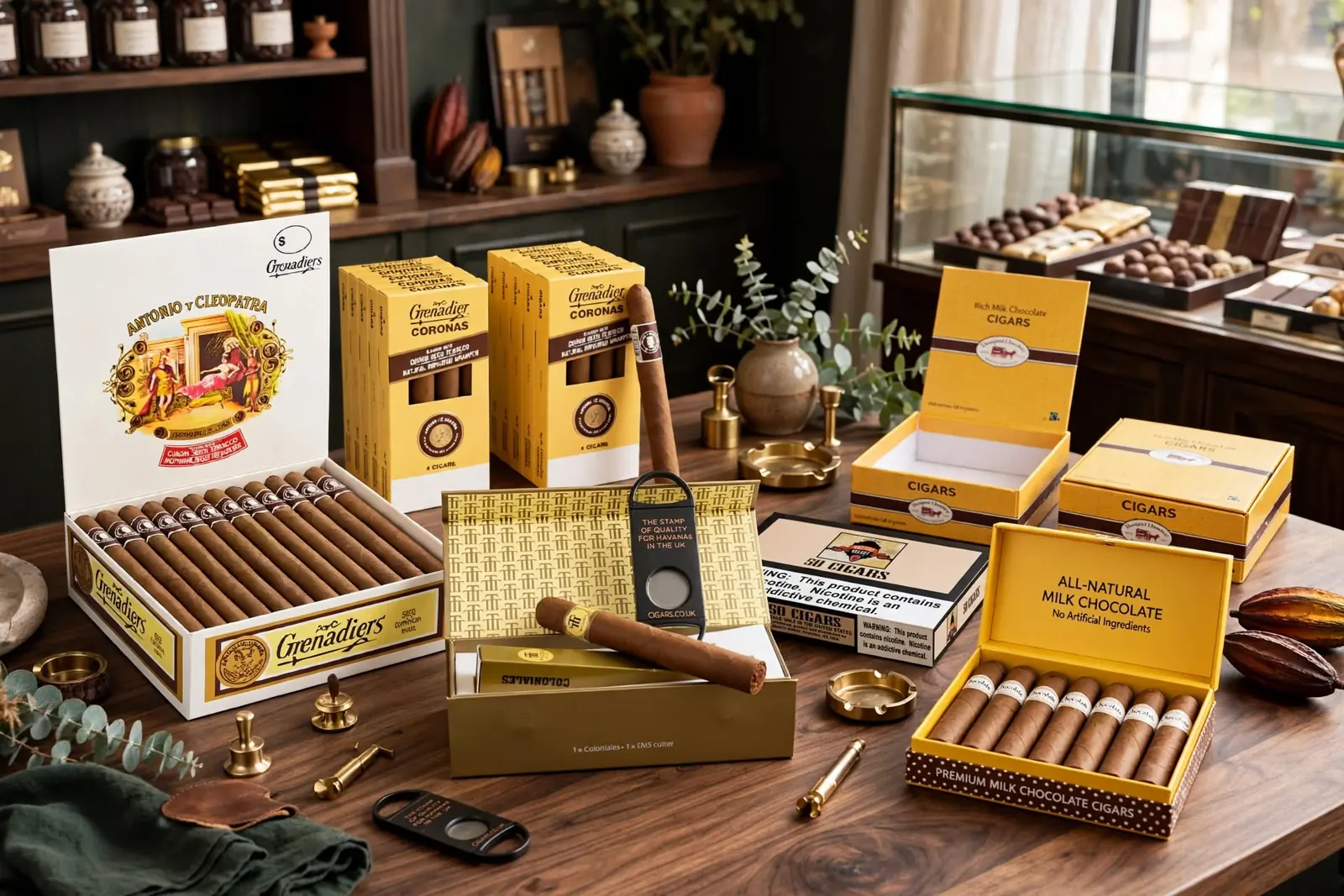 Custom Cigar Boxes in a range of printed designs