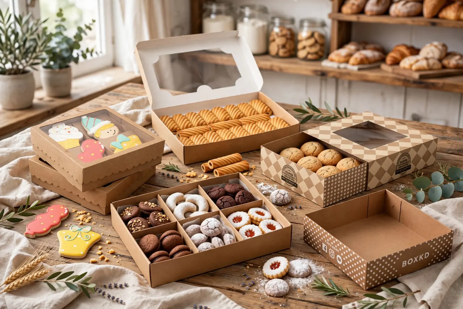 Custom Cookie Boxes in a range of printed designs