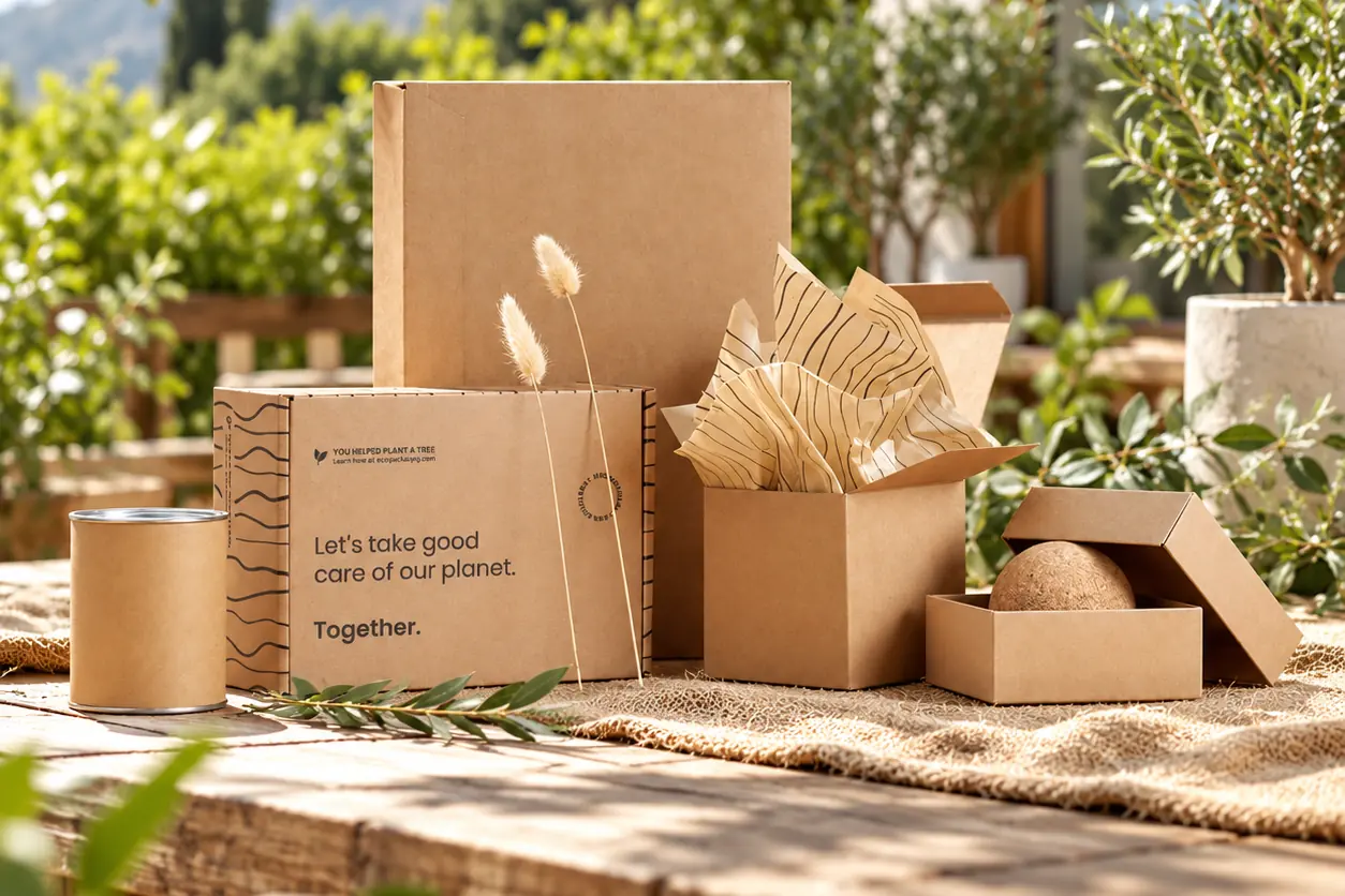 Custom Eco-friendly Boxes in a range of printed designs