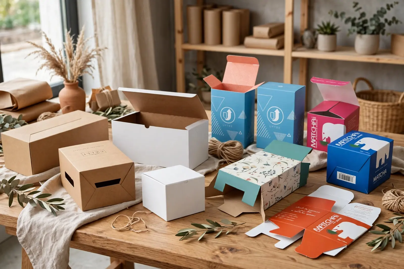 Custom Folding Boxes in a range of printed designs