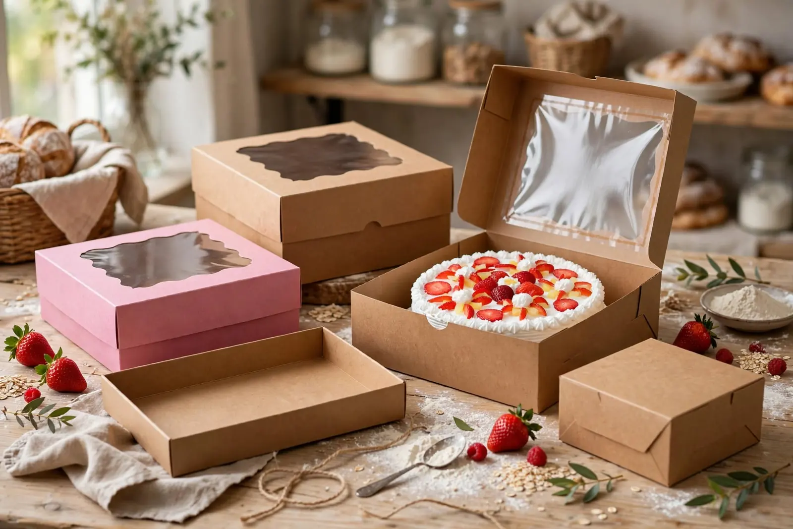 Custom Four Corner Boxes in a range of printed designs