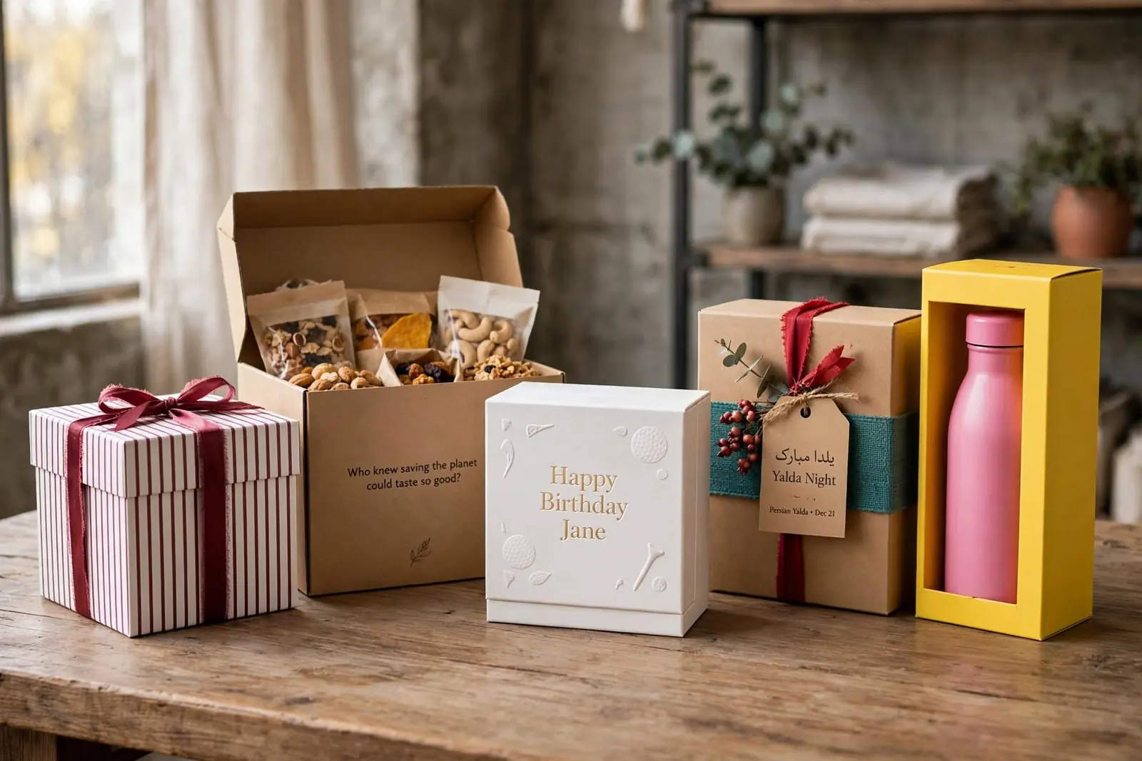 Custom Gift Boxes in a range of printed designs