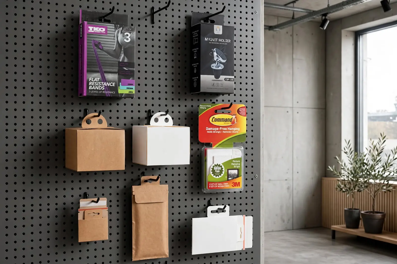 Custom Hanging Tab Boxes in a range of printed designs