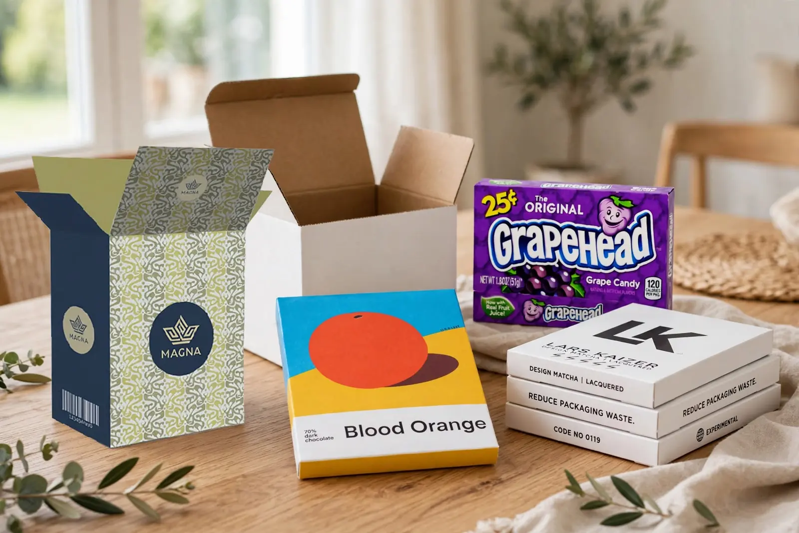 Custom printed packaging by Pressholic