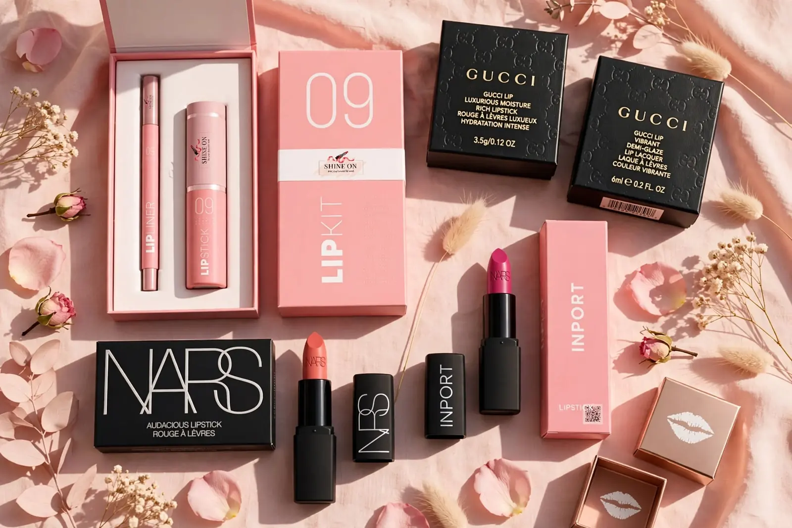 Custom Lipstick Boxes in a range of printed designs