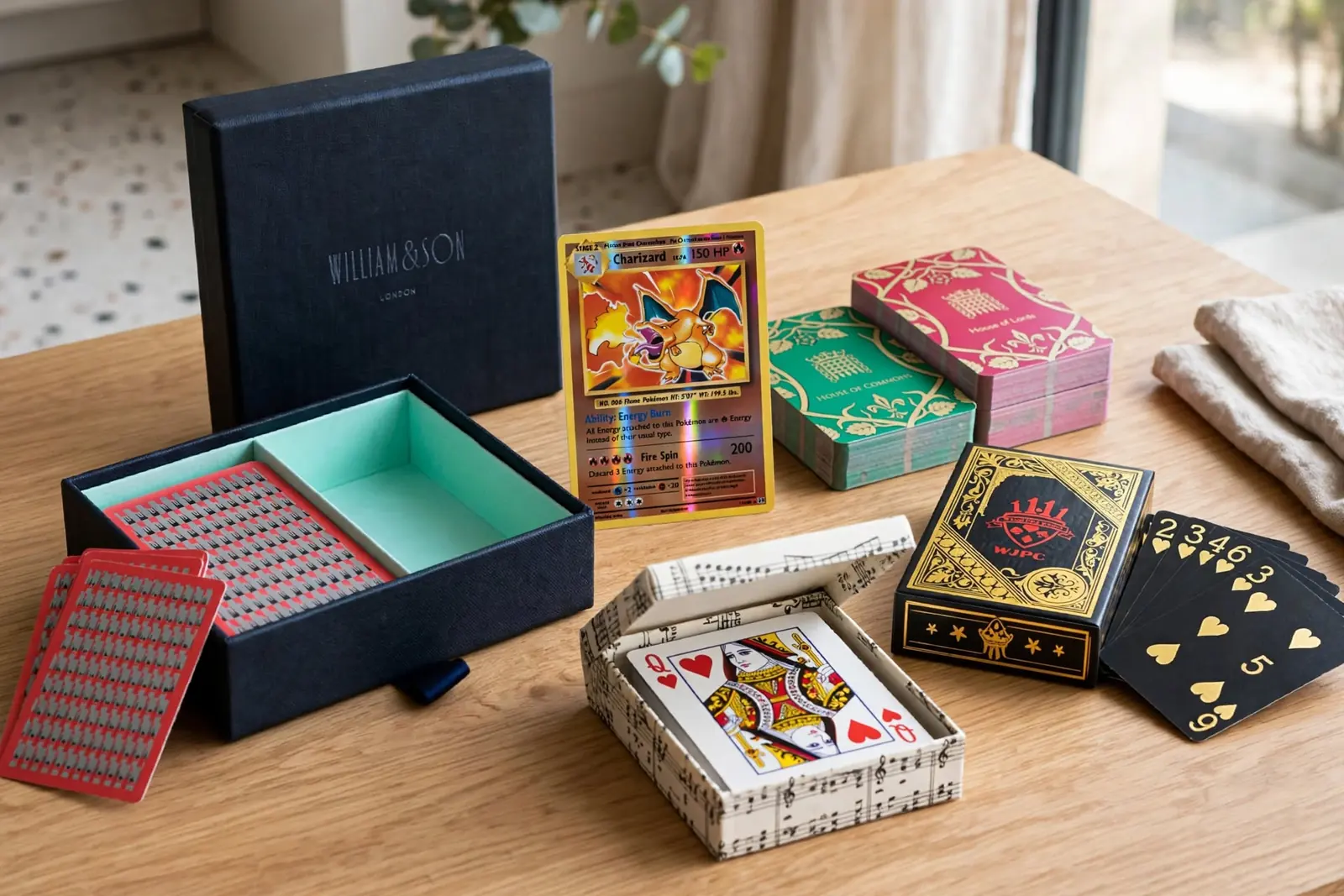 Custom Playing Cards & Boxes in a range of printed designs