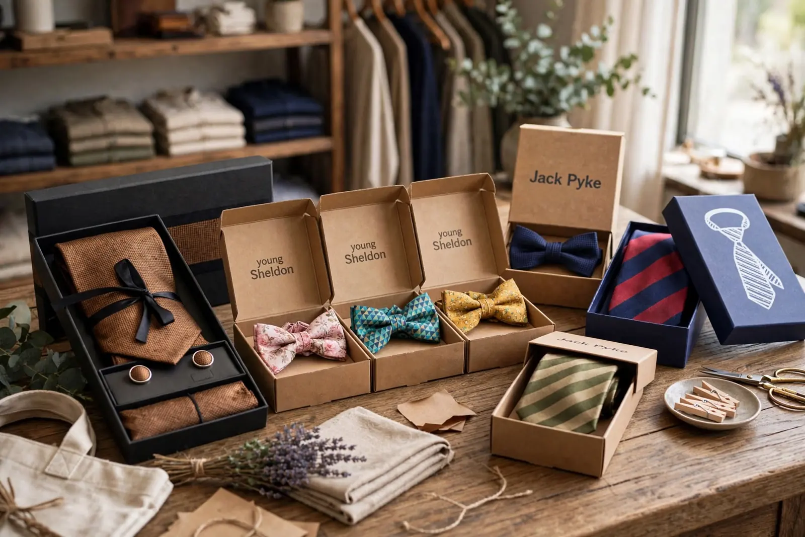 Custom Tie Boxes in a range of printed designs