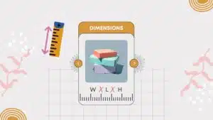a beautiful graphic picture of the boxes measurement inside a block